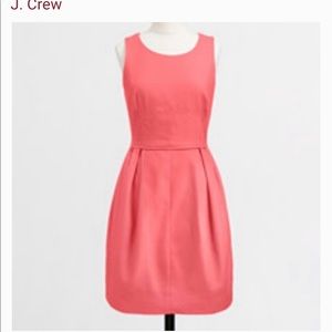 J Crew coral tank dress